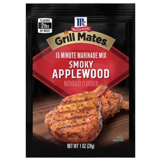 McCormick Grill Mates Marinade Mix - Smoky Applewood, 1 oz Cooking Sauces & Marinades