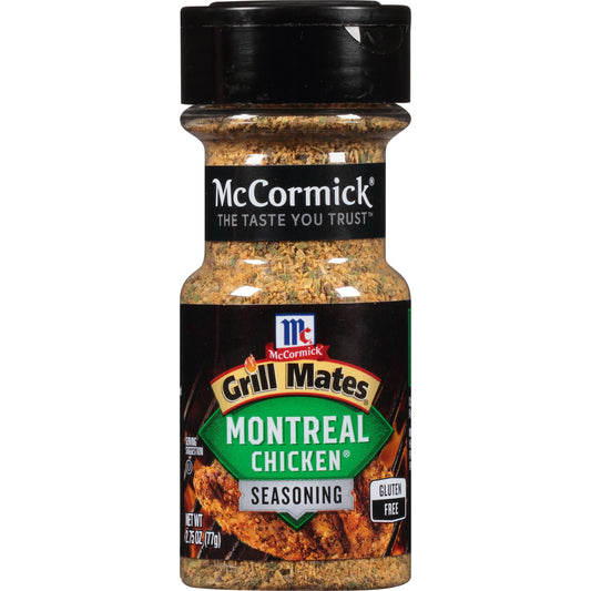 McCormick Grill Mates Montreal Chicken Seasoning, 2.75 oz Mixed Spices & Seasonings