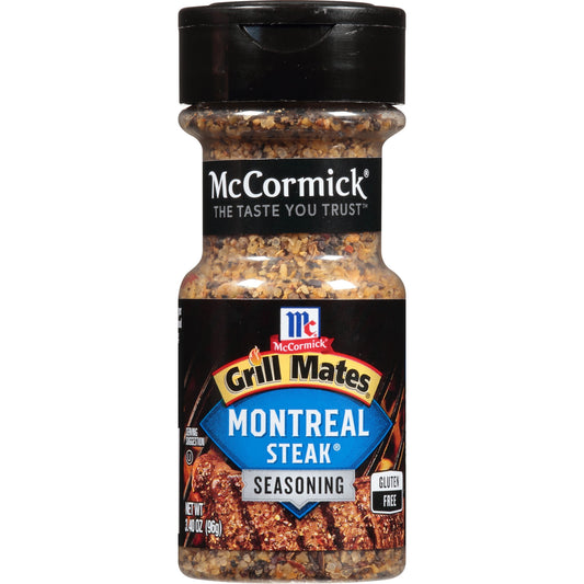 McCormick Grill Mates Montreal Steak Seasoning, 3.4 oz Mixed Spices & Seasonings