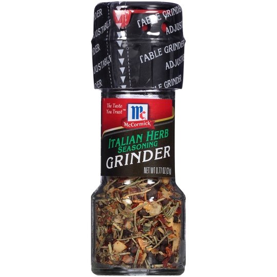 McCormick Italian Herb Seasoning Grinder, 0.77 oz Mixed Spices & Seasonings