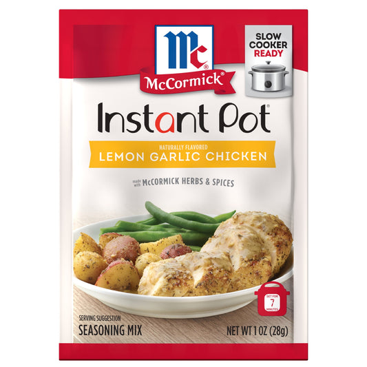 McCormick Lemon Garlic Chicken Instant Pot, 1 oz Mixed Spices & Seasonings