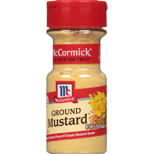 McCormick Mustard - Ground, 1.75 oz Mustards