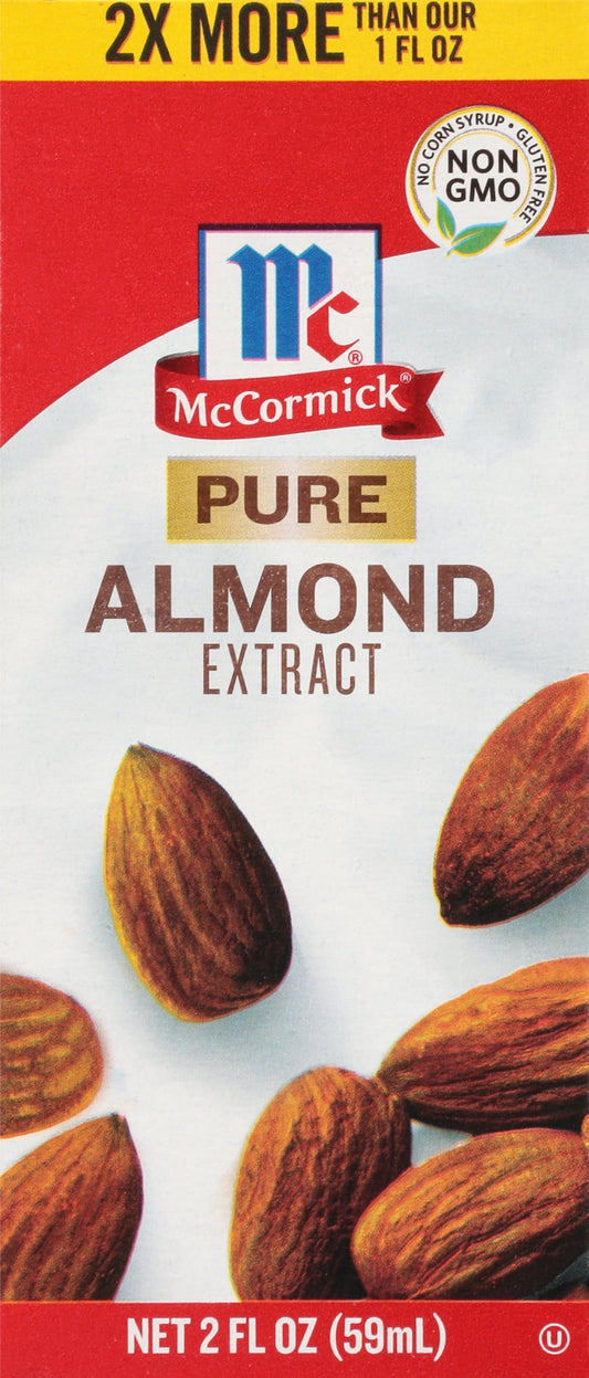 McCormick Pure Almond Extract, 2 fl oz Baking Extracts