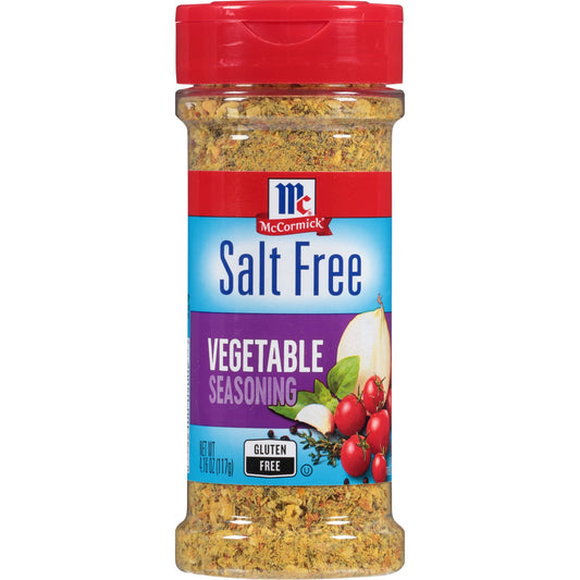 McCormick Salt Free Vegetable Seasoning, 4.16 oz Mixed Spices & Seasonings