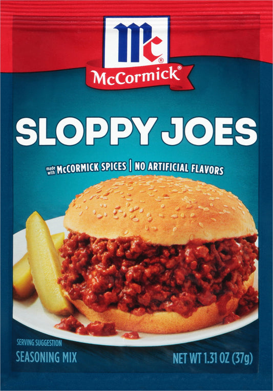 McCormick Sloppy Joes Seasoning Mix, 1.31 oz Mixed Spices & Seasonings