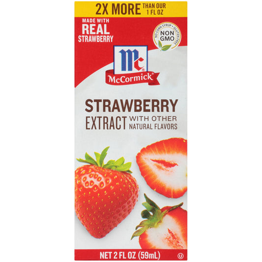 McCormick Strawberry Extract, 2 fl oz Baking Extracts