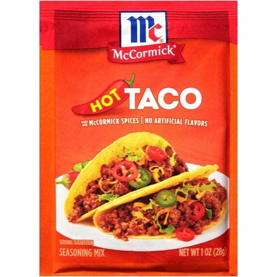 McCormick Taco Seasoning Mix, 1 oz Mixed Spices & Seasonings