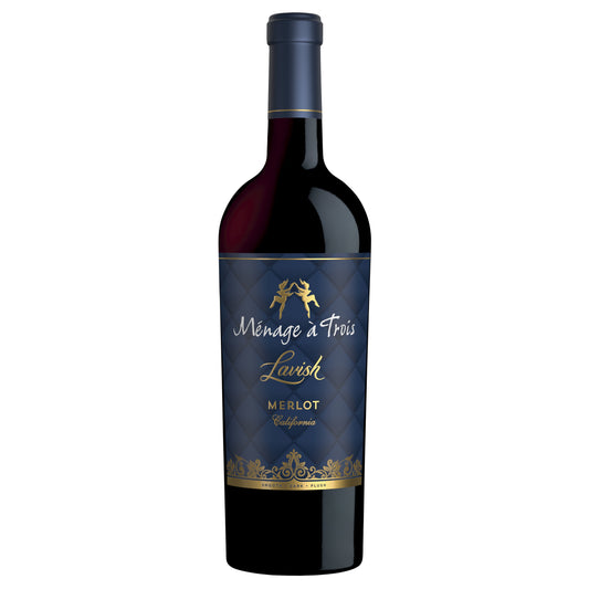 Menage a Trois Lavish Merlot Red Wine, 750 ml Bottle