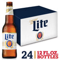 Miller Lite Lager Beer, 24 Pack, 12 fl oz Bottles, 4.2% ABV
