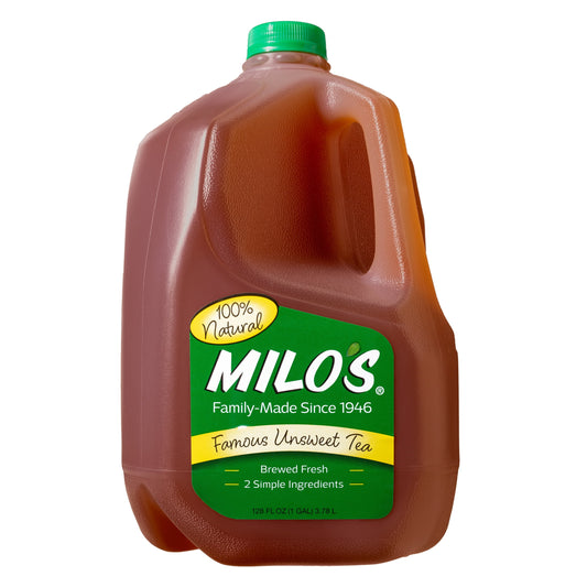 Milo's 100% Natural Famous Unsweet Tea, 128 fl. oz. Jug