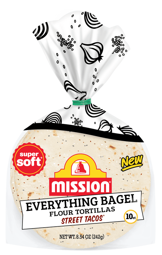 Mission Everything Bagel Street Tacos, 10 Count