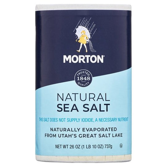 Morton Salt Sea Salt, Natural All-Purpose, 26 Ounce