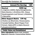 CTD Sports Noxivol 180 Tablets