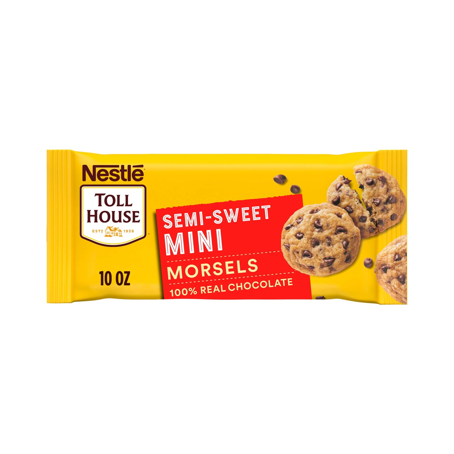 Nestle Toll House Semi Sweet Chocolate Mini Baking Chips, 10 oz Bag