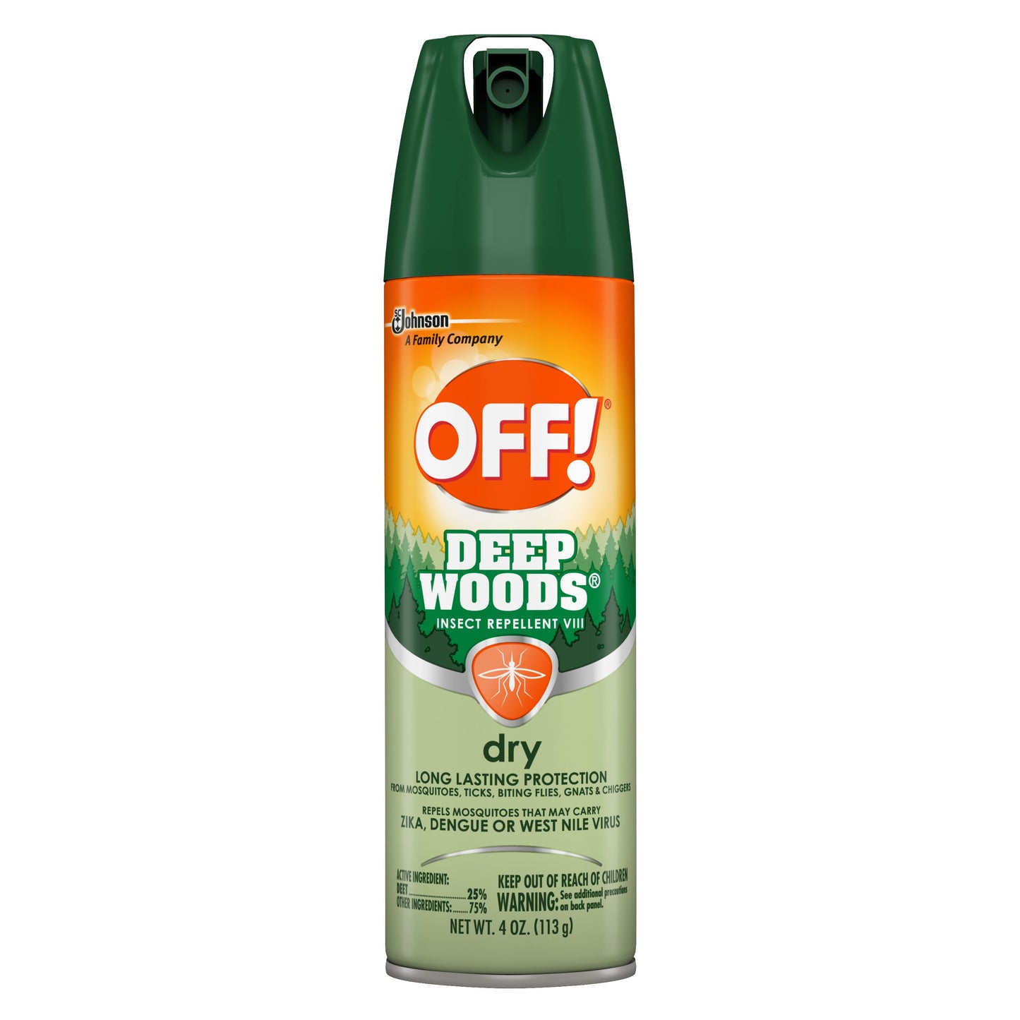 OFF! Deep Woods Insect Repellent VIII Dry, 4 fl oz