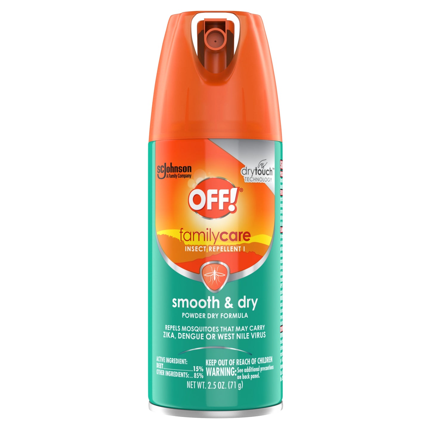 OFF! FamilyCare Insect Repellent I, Smooth & Dry, 2.5 fl oz, 1 ct