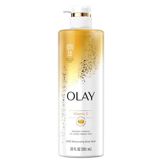 Olay Cleansing & Nourishing Body Wash with Vitamin B3 and Vitamin C, All Skin Types. 20 fl oz