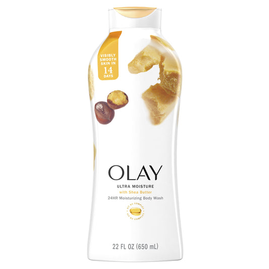 Olay Ultra Moisture Body Wash with Shea Butter, 22 fl oz