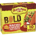 Old El Paso Stand 'N Stuff Bold Nacho Cheese Flavored Taco Shells, 10-Count