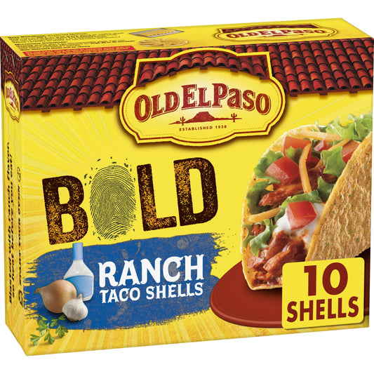 Old El Paso Stand âN Stuff Crunchy Taco Shells, Zesty Ranch Flavored, 10 Count, 5.4 oz