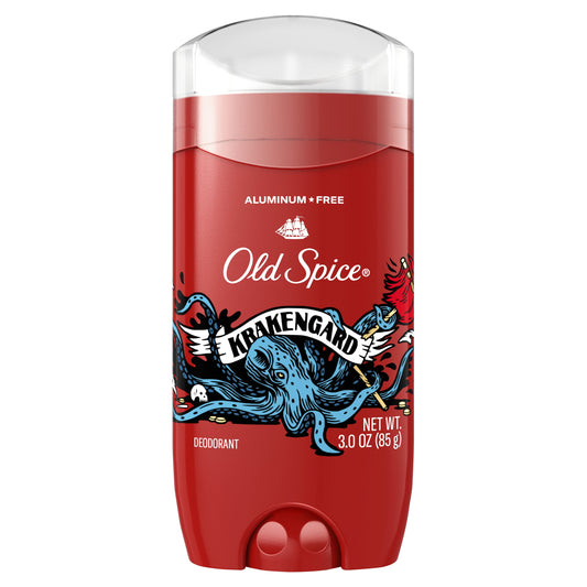 Old Spice Aluminum Free Deodorant for Men, Krakengard, 48 Hr. Protection, 3.0 oz