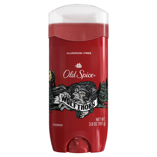 Old Spice Aluminum Free Deodorant for Men, Wolfthorn, 48 Hr. Protection, 3.8 oz