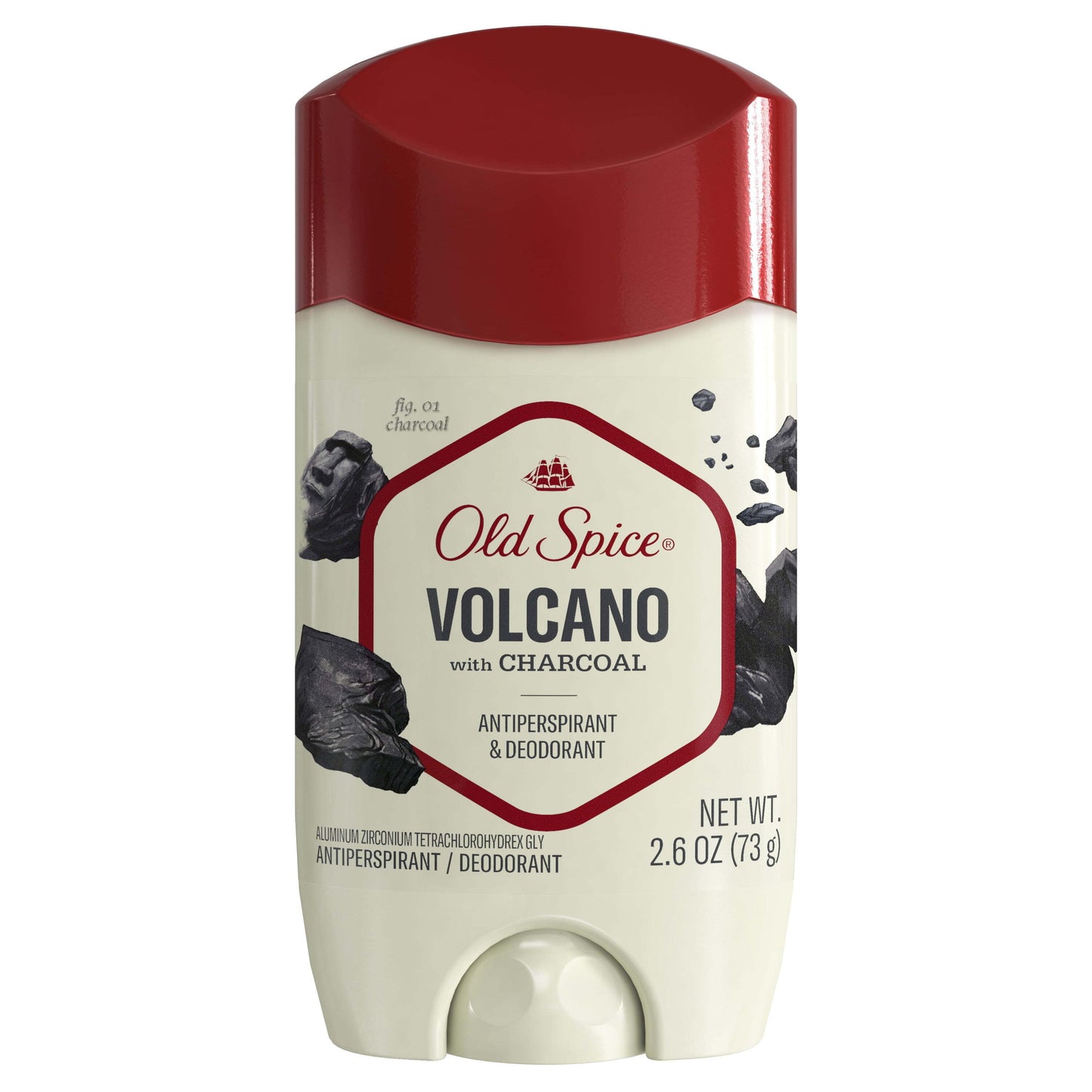 Old Spice Antiperspirant Deodorant for Men, Volcano with Charcoal, 2.6 oz