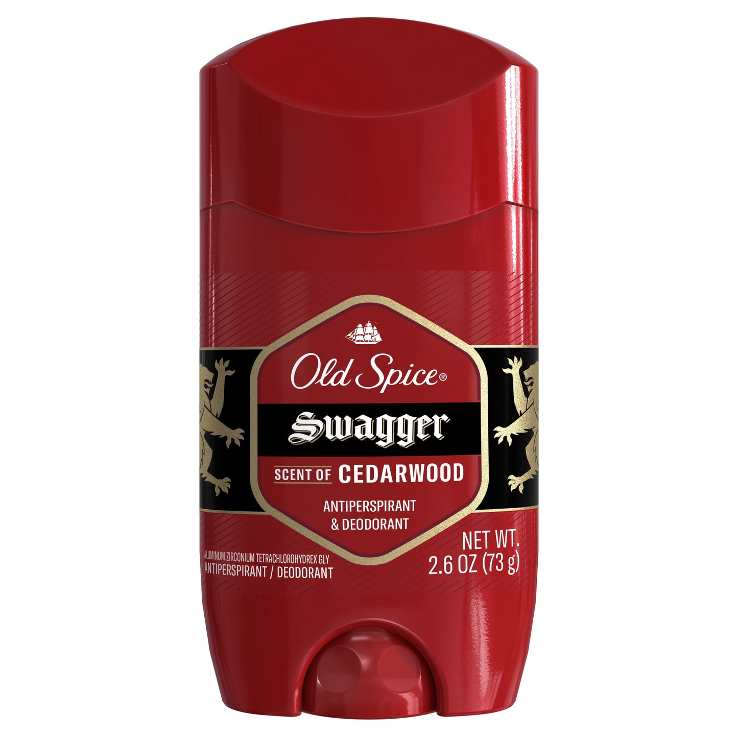 Old Spice Red Collection Swagger Scent Invisible Solid Antiperspirant Deodorant for Men, 2.6 oz