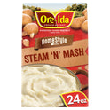 Ore-Ida Home Style Steam 'N' Mash Recipe Ready Pre-Cut Russet Potatoes Frozen Side Dish, 24 oz Bag