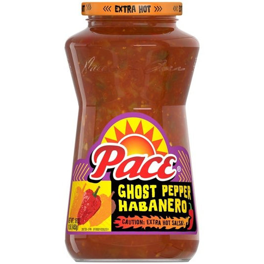 Pace Ghost Pepper Habanero Salsa, 16 oz Jar