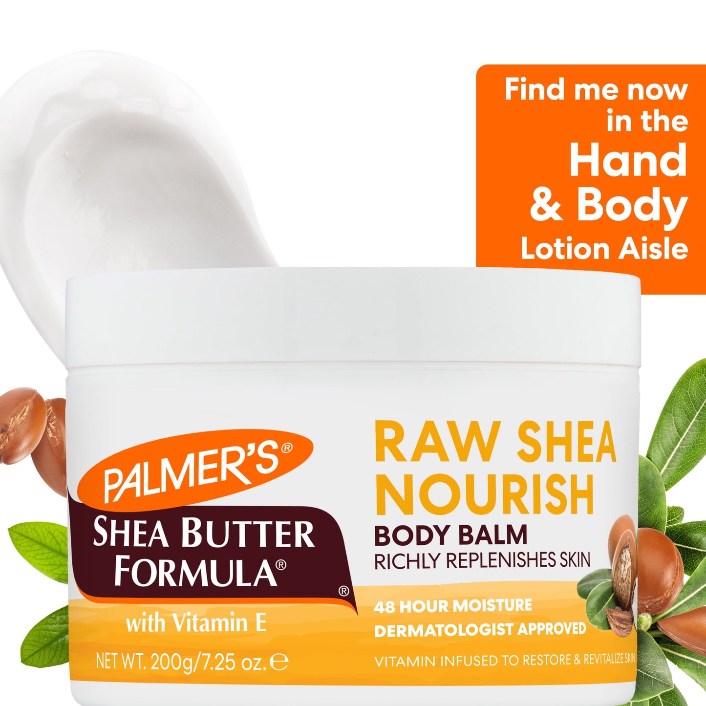 Palmer's Shea Butter Formula Raw Shea Nourishing Body Balm, 7.25 oz.