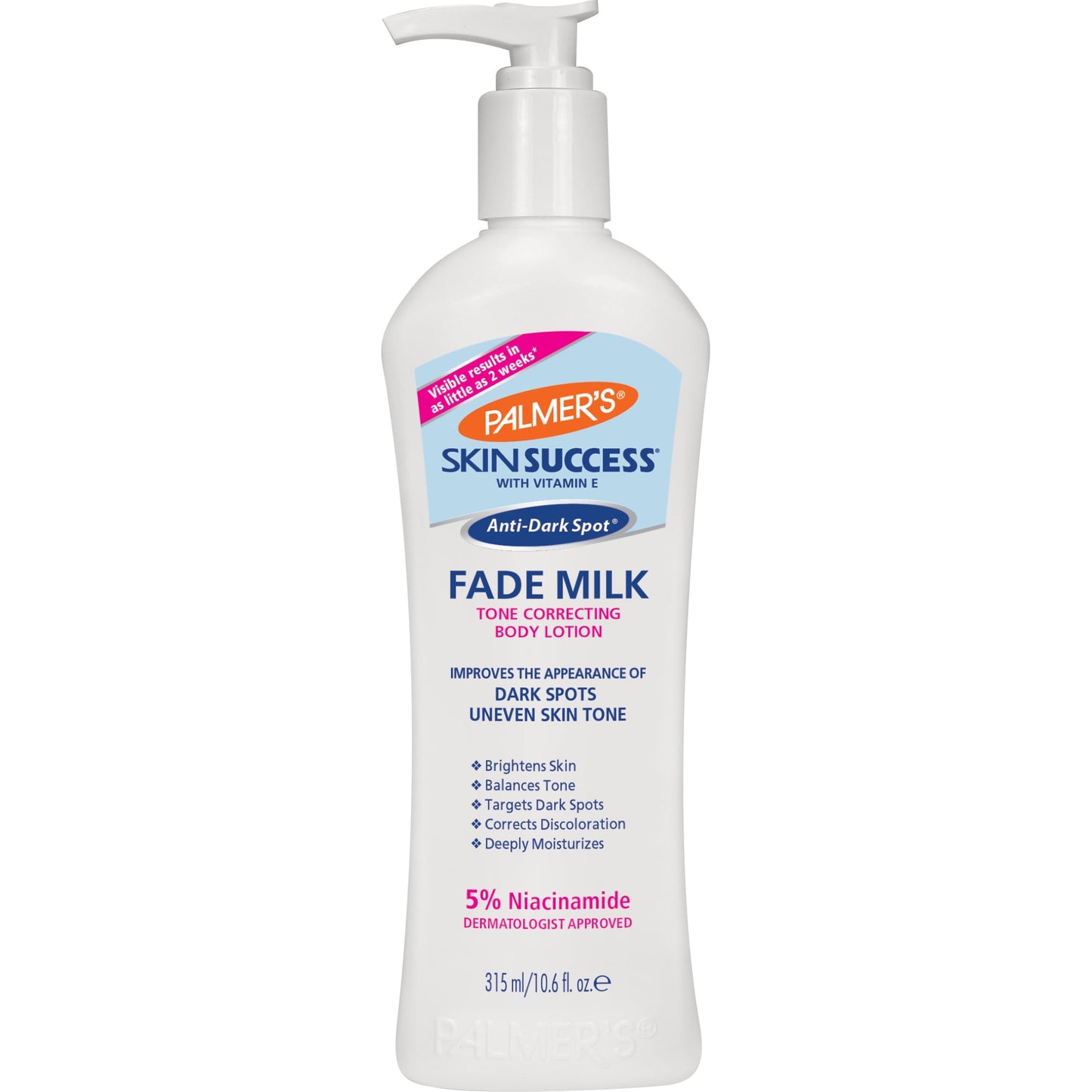 Palmer's Skin Success Anti-Dark Spot Fade Milk Body Lotion for Uneven Skin Tone, 10.6 fl.oz.