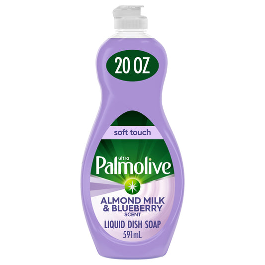 Palmolive Liquid Dish Soap, Almond and Blueberry Scent, 20 Fluid Ounce