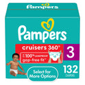 Pampers Cruisers 360 Diapers Size 3, 132 Count (Select for More Options)