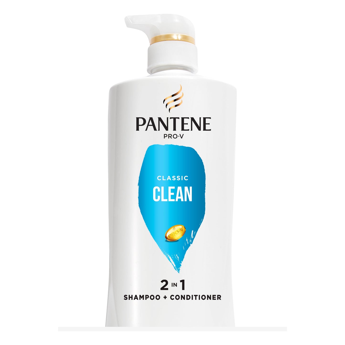 Pantene Pro-V Classic Clean 2in1 Shampoo + Conditioner, All Hair Types, 17.9 fl oz