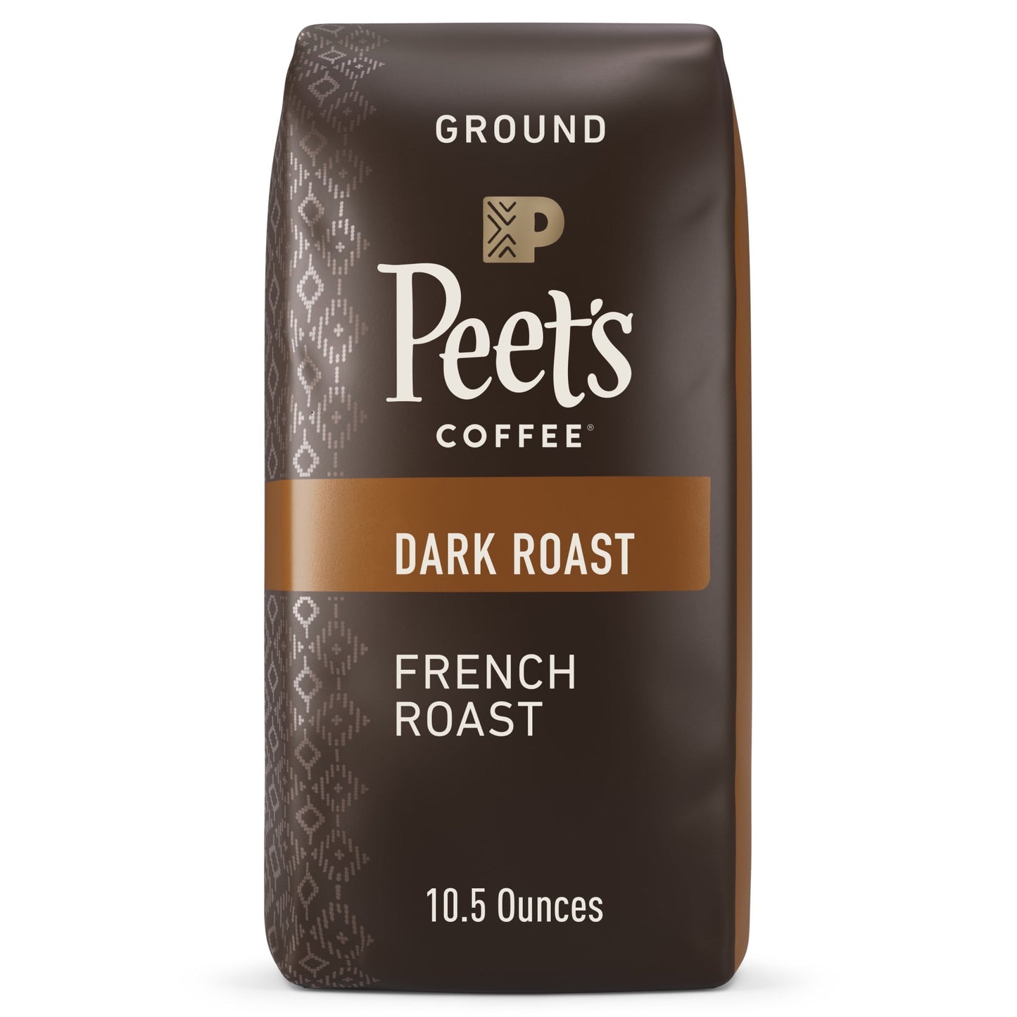 Peet's Coffee French Roast Ground Coffee, Premium Dark Roast, 100% Arabica, 10.5 oz