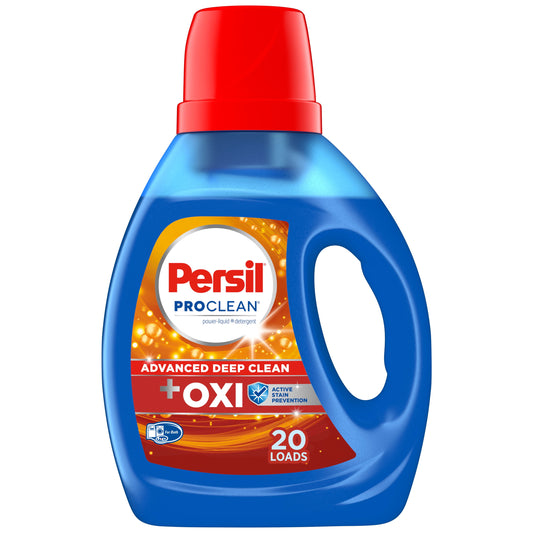 Persil ProClean Liquid Laundry Detergent, High Efficiency (HE),  Plus OXI Power, 40 Ounce, 20 Total Loads