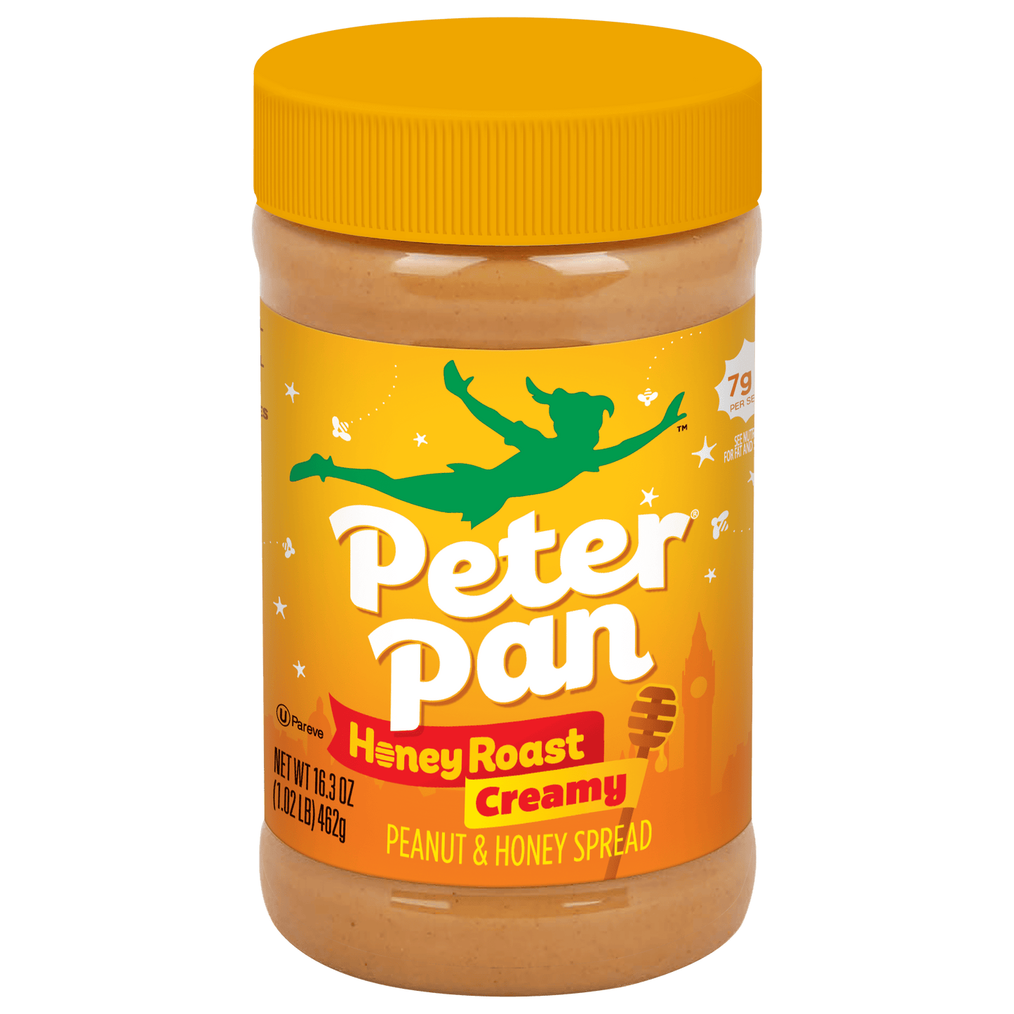 Peter Pan Creamy Honey Roast Peanut Butter Spread, 16.3 OZ Jar