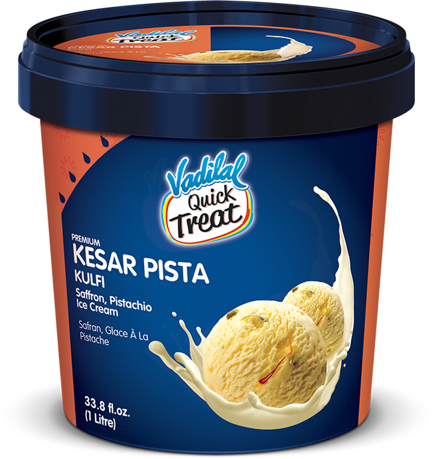 Kesar Pista Kulfi Ice Cream