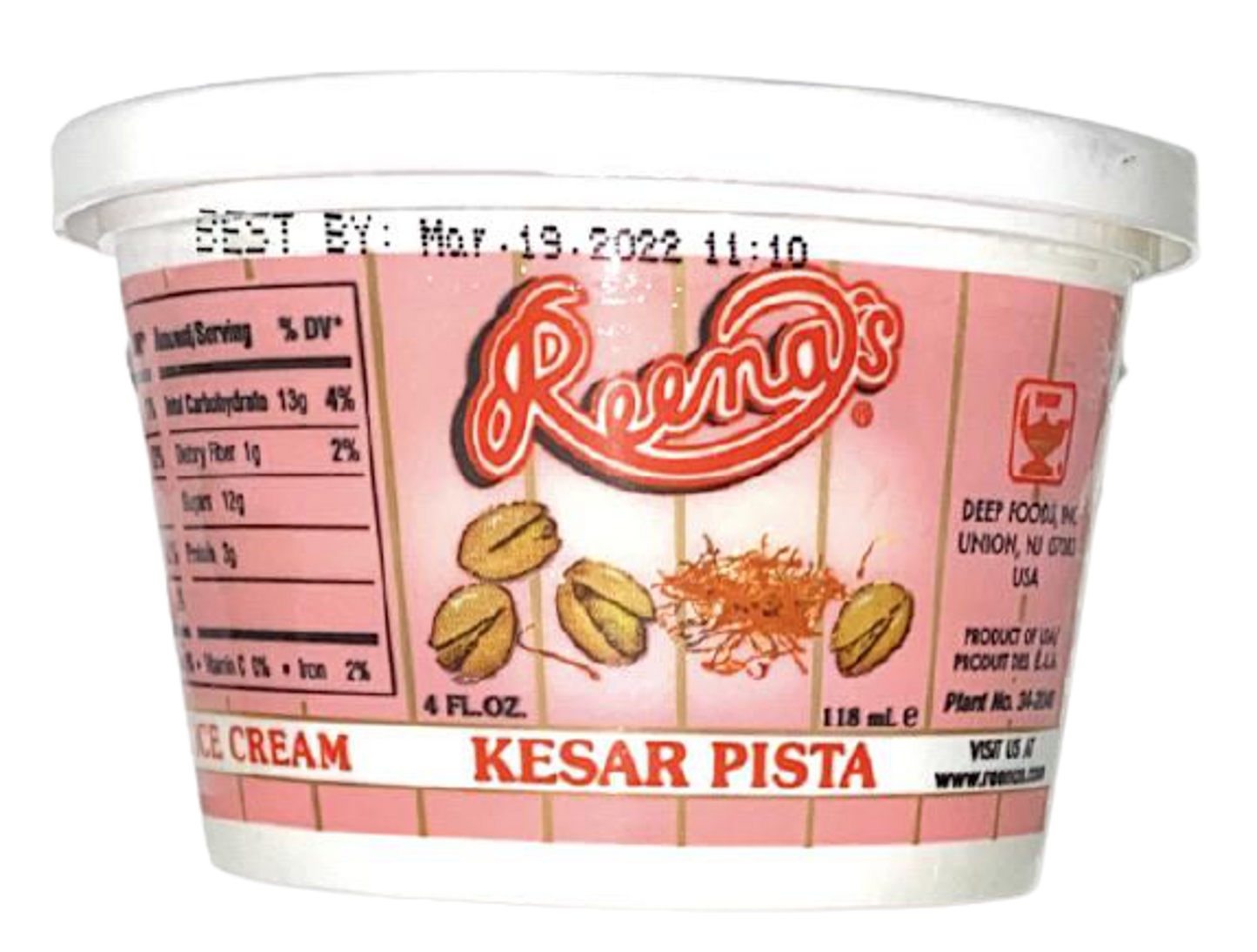 Kesar Pista Ice Cream