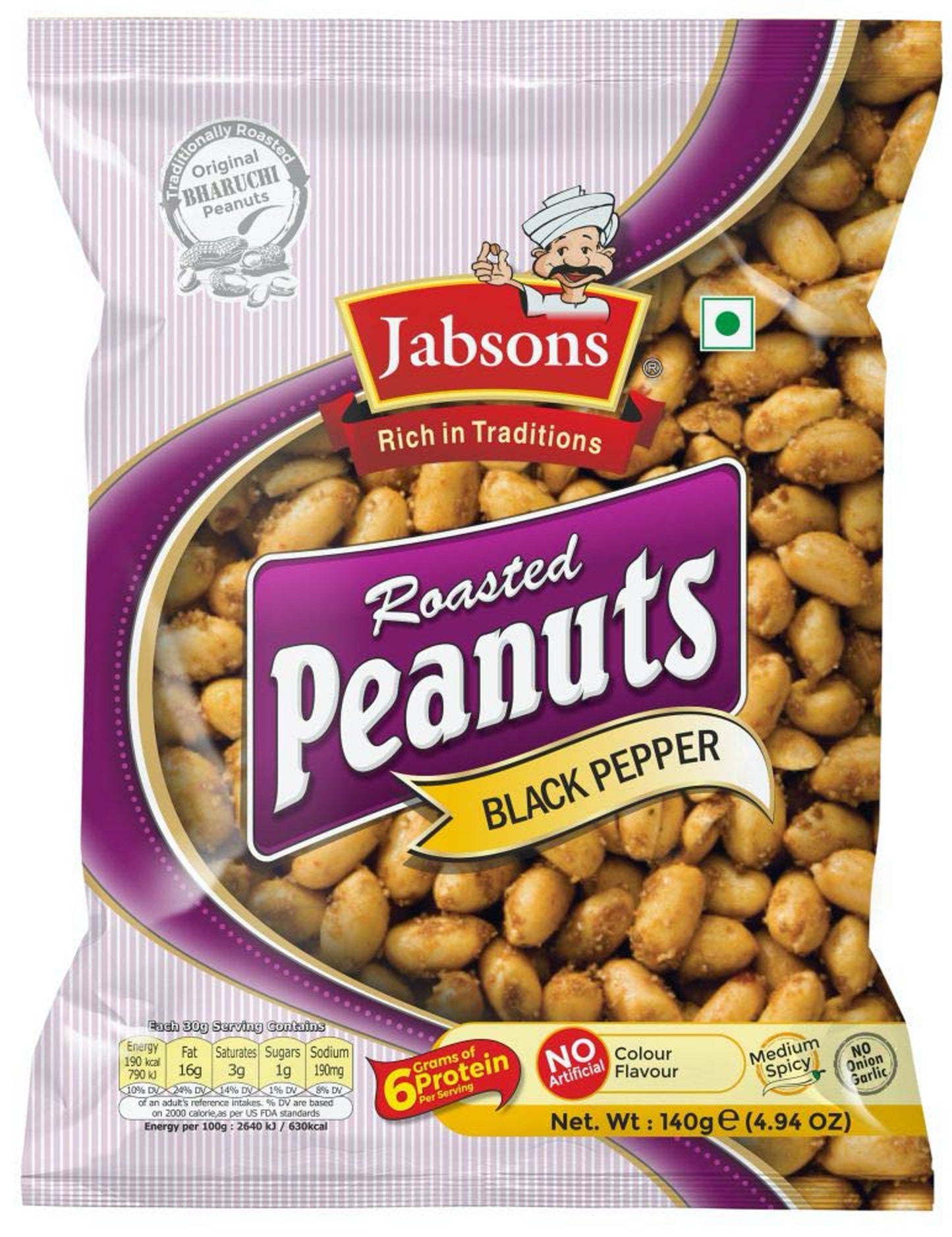 Roasted Peanuts (Black Pepper)