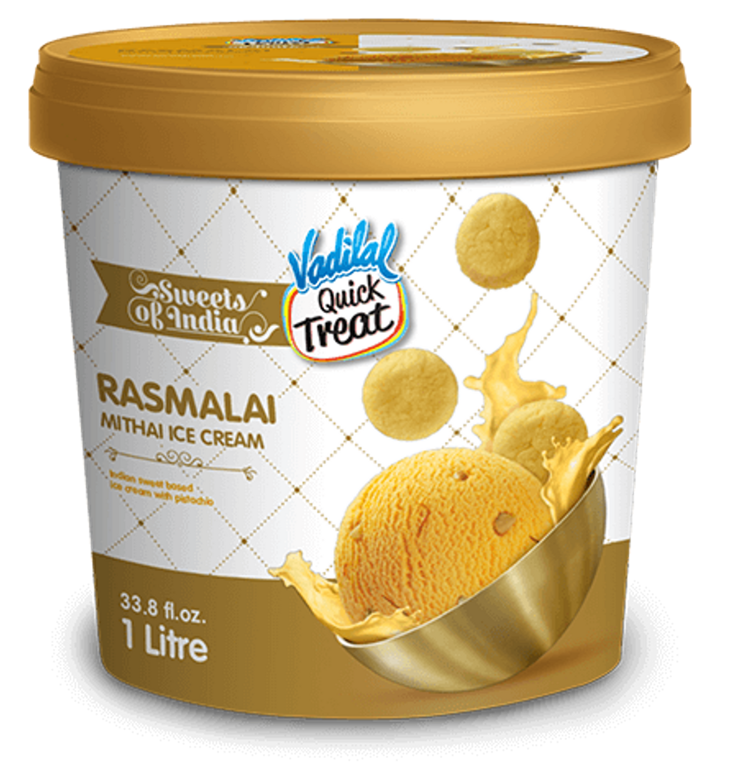 Rasmalai Mithai Ice Cream