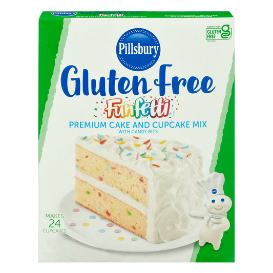 Pillsbury Gluten Free Funfetti Cake Mix with Candy Bits, 17 oz Box