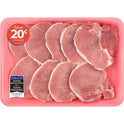 Pork Center Cut Loin Chops Thin Bone-In Family Pack, 2.37 - 3.9 lb Tray