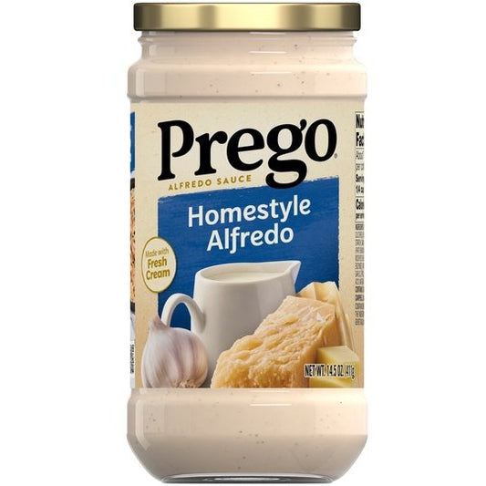 Prego Homestyle Alfredo Pasta Sauce, 14.5 oz Jar