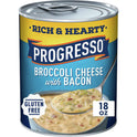 Progresso Rich & Hearty Broccoli Cheese With Bacon Canned Soup, 18 oz