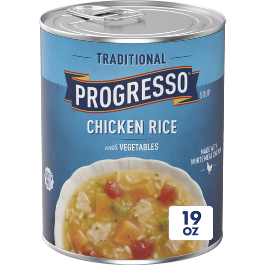 Progresso Traditional, Chicken Rice with Vegetables Canned Soup, 19 oz.