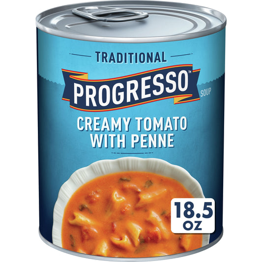 Progresso Traditional, Creamy Tomato With Penne Canned Soup, 18.5 oz.