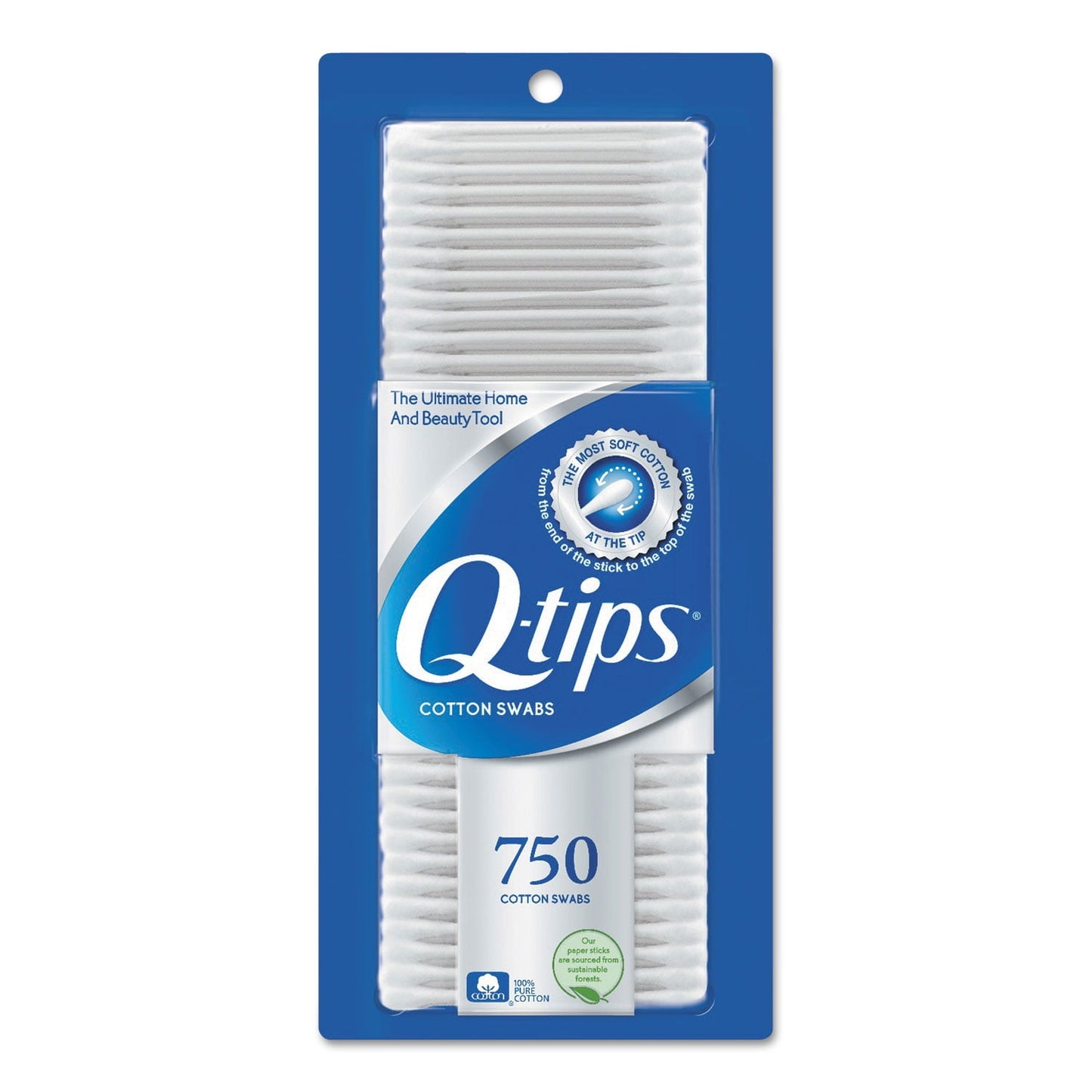 Q-tips Cotton Swabs 750 ea