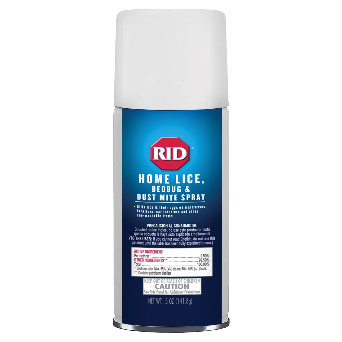 RID Home Lice Treatment Spray for Lice, Bed Bugs & Dust Mites, 5oz